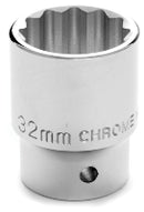 32MM X 12 POINT STANDARD IMPACT SOCKET - 3/4 INCH DRIVE