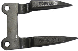 DOUBLE PRONG GUARD FOR JOHN DEERE COMBINE 200 & 900 SERIES RIGID AND FLEX PLATFORMS - REPLACES H145791    3.8" POINTS