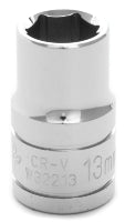 13MM X 6 POINT STANDARD IMPACT SOCKET - 1/2 INCH DRIVE