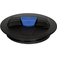 TANK LID 8" WITH BLUE SNAP IN VENT