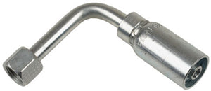 FEMALE SWIVEL 90 DEGREE LONG DROP 1/2" HOSE X 1/2" JIC/SAE DUAL SEAT