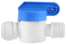 SHUT-OFF VALVE, 3/8 X 3/8 MALE NPTF