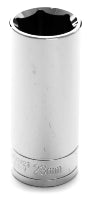 23MM X 6 POINT DEEP WELL IMPACT SOCKET - 1/2 INCH DRIVE