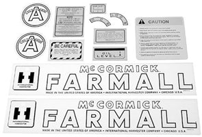 DECAL SET FOR FARMALL A CULTI-VISION