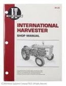 SHOP MANUAL FOR IH