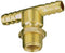 DOUBLE HOSE BARB NOZZLE BODY - 1/2" HOSE -BRASS