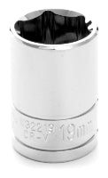 19MM X 6 POINT STANDARD IMPACT SOCKET - 1/2 INCH DRIVE