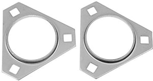 62MM TRIANGULAR FLANGE PAIR