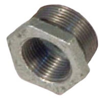 1/2 INCH X 1/4 INCH MNPT X FNPT  GALVANIZED REDUCER BUSHING