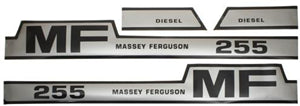 DECAL SET FOR MASSEY FERGUSON 255