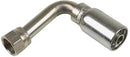 1/2 INCH HOSE X 3/4 INCH - 16 JIC FEMALE ELBOW - 90 SWIVEL