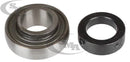 1-1/8 INCH BORE GREASABLE INSERT BEARING WITH COLLAR - SPHERICAL RACE