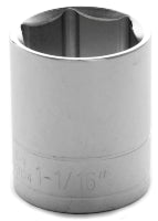 1-1/16 INCH X 6 POINT STANDARD IMPACT SOCKET - 1/2 INCH DRIVE