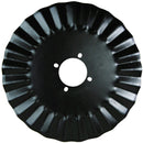 16 INCH X 10 MM 25 WAVE COULTER WITH 4 HOLES ON 5 AND 5-1/4 INCH CIRCLE