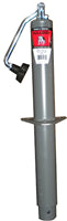 15" LIFT X 5,000 LB, TOP WIND, A-FRAME MOUNT ROUND TUBE BULLDOG JACK  -  LESS FOOT PIECE