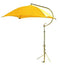 DELUXE UMBRELLA KIT COMPLETE WITH YELLOW COVER AND MOUNTING BRACKET