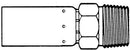 43016U116 MALE PIPE RIGID