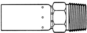 43016U116 MALE PIPE RIGID