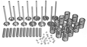 OVERHAUL VALVE KIT. CONTAINS INTAKE & EXHAUST VALVES, SPRINGS, GUIDES, AND VALVE KEEPERS. 1 KIT USED IN 6-590, 6T-590, 6TA-590 CDC-B SERIES NON-EMISSION 6 CYLINDER DIESEL ENGINES