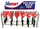 RED HEAD HITCH PIN COUNTER DISPLAY