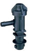 QUICKJET SINGLE BARB NOZZLE BODY - 3/8" HOSE - HAS TOP DIAPHRAGM