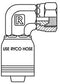 BSP FEMALE 90 DEGREE FRGD BEND WITH 3/4 INCH THREAD FOR 3/4 INCH HOSE