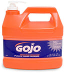 GOJO NATURAL ORANGE HAND CLEANER WITH PUMICE - GALLON PUMP BOTTLE