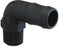 1/4" MALE THREAD X 3/8"  HOSE BARB  POLY ELBOW - 90°