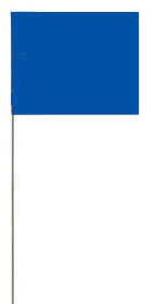 5 X 8 INCH BLUE SURVEY FLAG - Quality Farm Supply