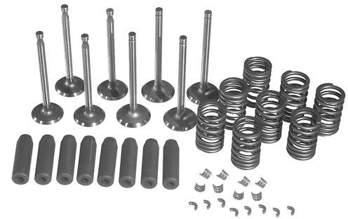 VALVE OVERHAUL KIT. CONTAINS INTAKE & EXHAUST VALVES, VALVE CAPS, SPRINGS, AND KEYS. 1 KIT USED IN 270 CID 4 CYLINDER DIESEL ENGINE (S/N 280001 & UP). - Quality Farm Supply