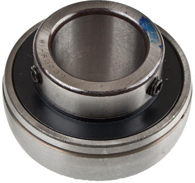 1-1/8 INCH BORE GREASABLE INSERT BEARING W/ SET SCREW - SPHERICAL RACE - Quality Farm Supply