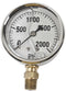 2000 PSI LIQUID FILLED  / STAINLESS GAUGE - 2-1/2" DIAMETER - Quality Farm Supply