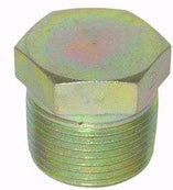 1/4 MALE PIPE - HEX HEAD PLUG - PREMIUM QUALITY - MADE IN THE U.S.A. - STEEL - Quality Farm Supply