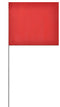 4 X 5 INCH RED SURVEY FLAG - Quality Farm Supply