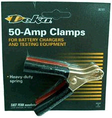 INSULATED CHARGING CLAMPS 50 AMP. 2 PER PACKAGE - Quality Farm Supply