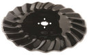 18 INCH X 5 MM VERTICAL TILL BLADE WITH 4 HOLES ON 5 AND 5-1/4 INCH CIRCLE - Quality Farm Supply