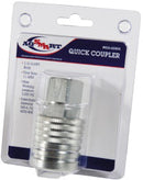 AGSMART PUSH TO CONNECT QUICK COUPLER BODY - 1/2" BODY x 1/2"-14 NPT - VISIPACK - Quality Farm Supply