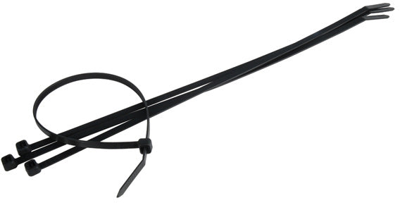 11-1/2 INCH BLACK ZIP TIE WITH 18 LB. RATING - 14/BAG - Quality Farm Supply