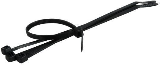 5-1/2 INCH BLACK ZIP TIE WITH 18 LB. RATING - 25/BAG - Quality Farm Supply