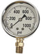 1000 PSI LIQUID FILLED  / STAINLESS GAUGE - 2-1/2" DIAMETER - Quality Farm Supply