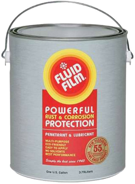 Fluid Film Black Penetrant & Lubricant, Rust & Corrosion Protection, 5  Gallons 