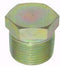1/2 MALE PIPE - HEX HEAD PLUG - PREMIUM QUALITY - MADE IN THE U.S.A. - STEEL - Quality Farm Supply