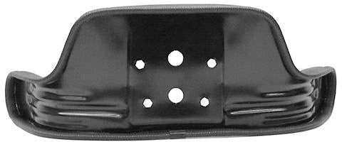 BLACK VINYL CUSHION WITH WRAP AROUND ARMREST. REPLACEMENT ARMREST FOR SEAT TS1050, TS1050AT. - Quality Farm Supply
