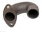 PIPE, MANIFOLD TO HORIZONTAL MUFFLER PERKINS GAS AND DIESEL; TO SERIAL NUMBER 9A99582. 3-BOLT FLANGE INLET TO 1-1/2" PIPE DIAMETER OUTLET. TRACTORS: MF135 (TO S/N 9A99582). - Quality Farm Supply