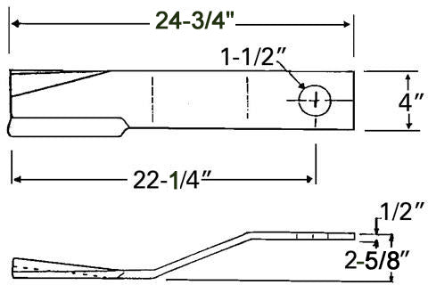 ROTARY CUTTER BLADE SCHULTE - Quality Farm Supply