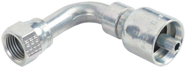 43 SERIES - 1/4 INCH HOSE X 9/16 INCH X 18 9/16 INCH X 18 JIC FEMALE ELBOW - 90 SWIVEL - Quality Farm Supply