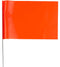 4 X 5 INCH ORANGE SURVEY FLAG - Quality Farm Supply