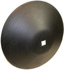24 INCH X 1/4 INCH SMOOTH CONE DISC BLADE WITH 1-1/4 INCH SQUARE AXLE - Quality Farm Supply