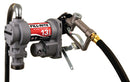 12V FUEL TRANSFER PUMP WITH HOSE AND MANUAL NOZZLE - 13 GPM - Quality Farm Supply