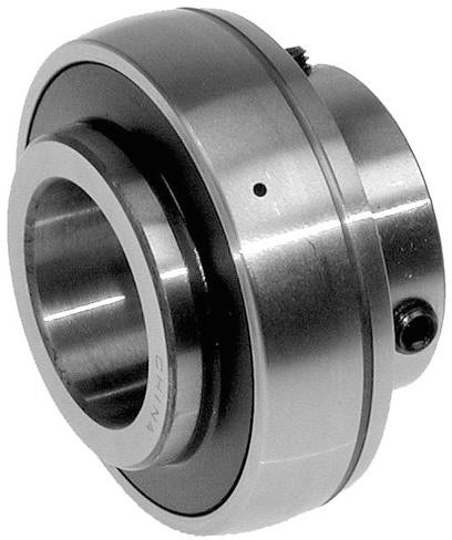 3/4 INCH BORE GREASABLE INSERT BEARING W/ SET SCREW - SPHERICAL RACE - Quality Farm Supply